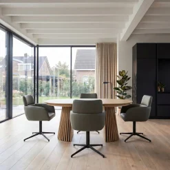 Furnhouse Marco med drejefunktion læder grøn