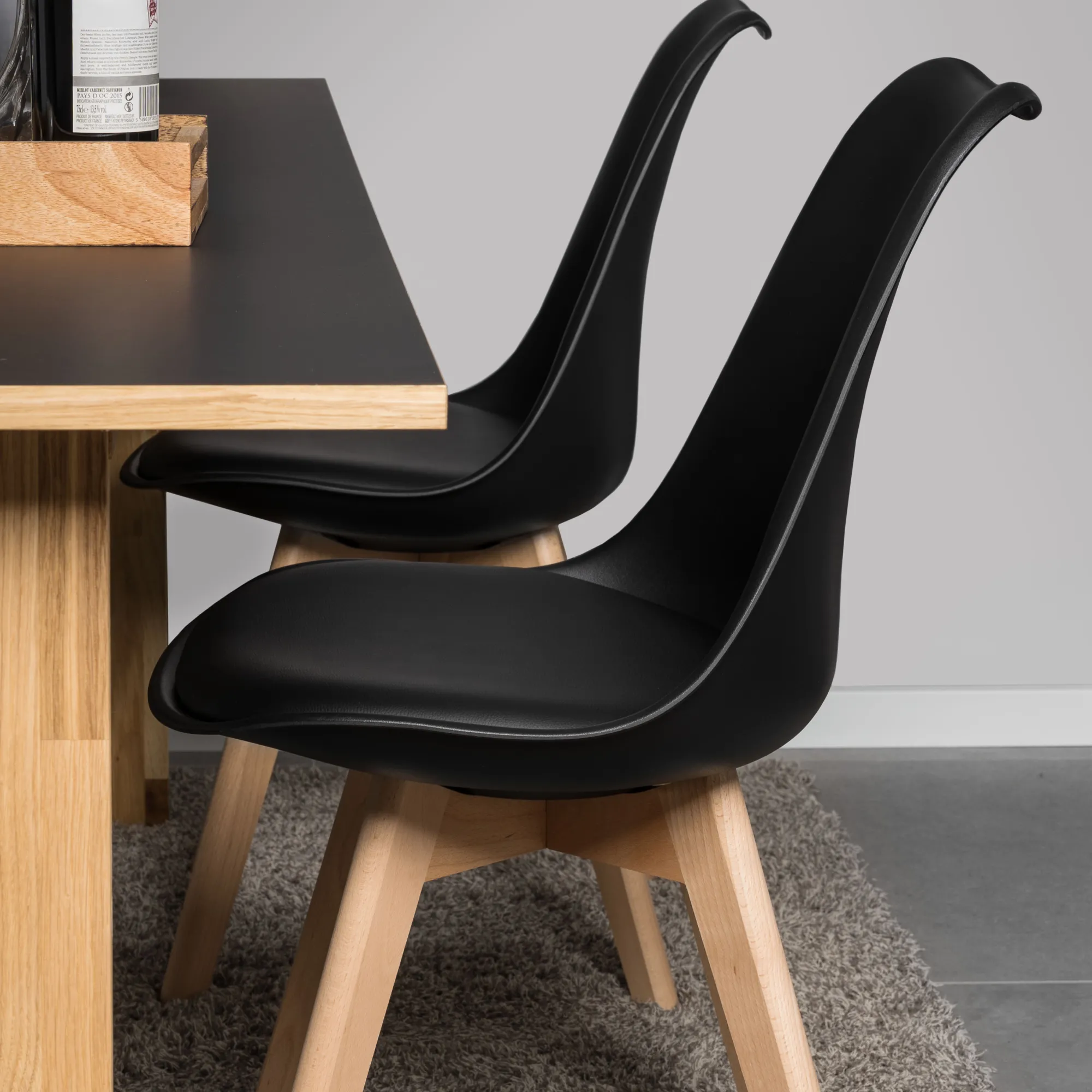 Homeville Marius sort/bøg