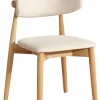 Homeville Martha velour hvid/træ natur
