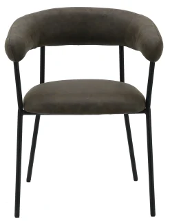 Homeville Mia suede mørkegrå