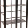 Moreland Minidrivhus 3 hylder poly sort 77,6x41,5x151,1cm
