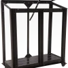 Moreland Minidrivhus med hjul poly sort 67,6x33,2x69cm
