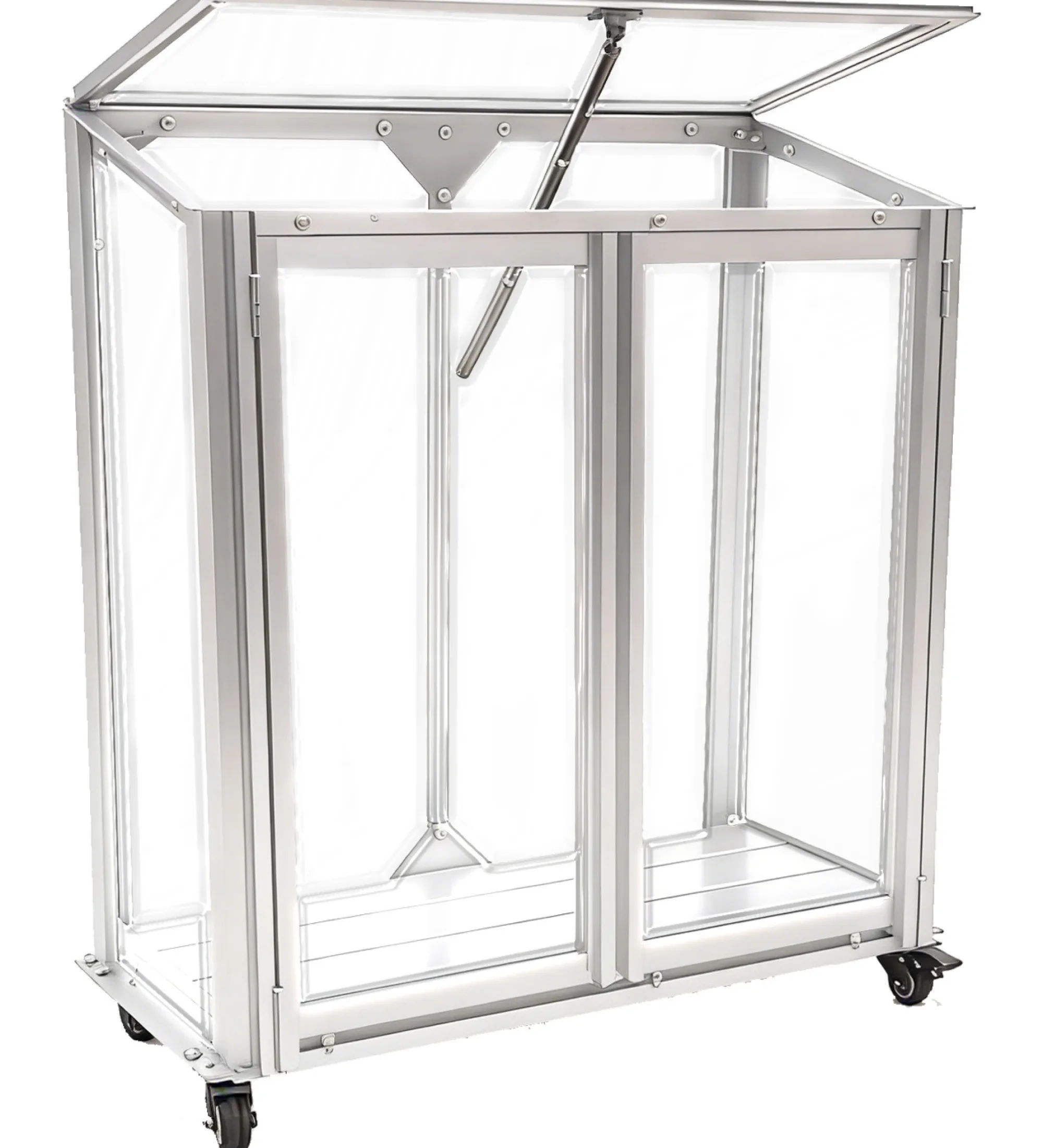 Moreland Minidrivhus poly sølv 67,6x33,2x69cm