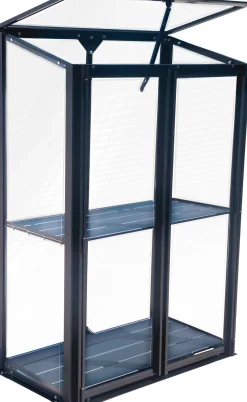 Moreland Minidrivhus poly sort 77,6x41,5x111,1cm
