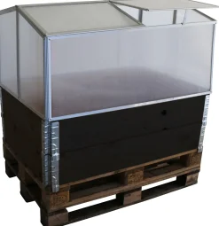 Moreland Minidrivhus sølv 120x80x57cm