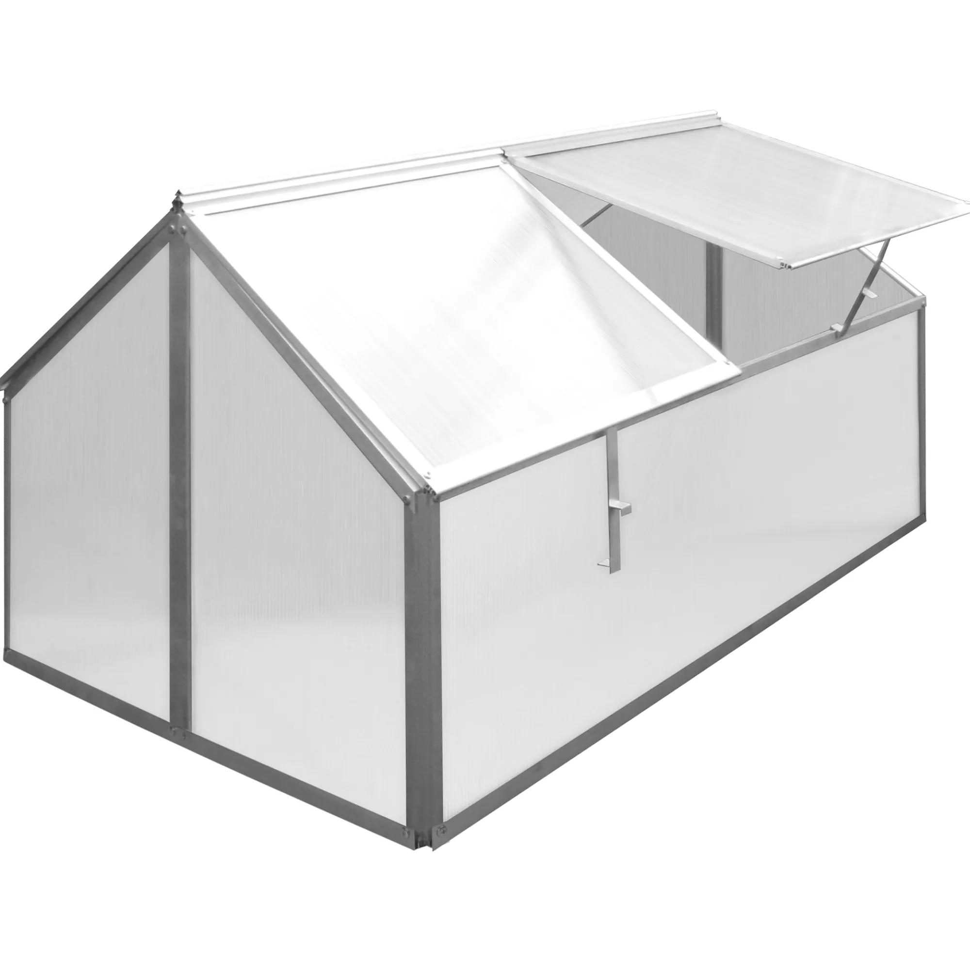 Moreland Minidrivhus sølv 120x80x67cm
