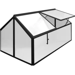Moreland Minidrivhus sort 120x80x67cm