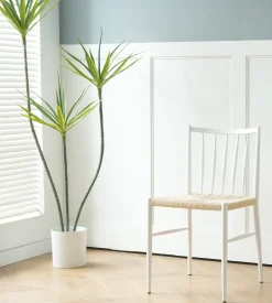 Homeville Mona med fletsæde hvid/natur