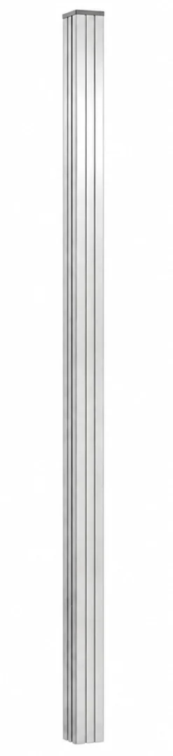 Workmann Nedgravningsstolpe 1 stk sølv 180cm komposithegn