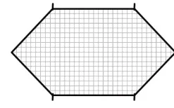 Bestplay Net til fodboldmål 90x60cm.