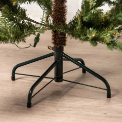 Homeville Nordisk juletræ med lys 240cm