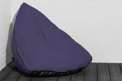 Homeville Oval sækkestol stof lilla