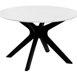 Homeville Palmi 120x120x75cm eg hvid/sort