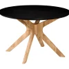 Homeville Palmi 120x120x75cm eg sort/natur