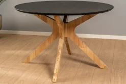 Homeville Palmi 120x120x75cm eg sort/natur