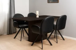 Homeville Paola mørkebrun/ Aya kunstlæder sort