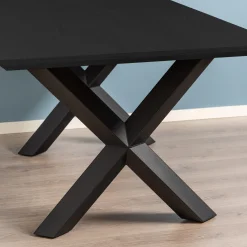 Homeville Pisa 185x90x75cm eg sort/sort