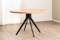 Homeville Portofino sildeben med skråben 120x120x75cm hvidolieret/sort