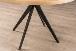 Homeville Portofino sildeben med skråben 120x120x75cm hvidolieret/sort