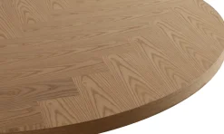 Homeville Portofino sildeben med stjernestel 120x120x75cm hvidolieret/sort