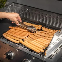 Heatus Premium gasgrill med 4 brændere og sideblus