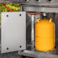 Heatus Premium gasgrill med 4 brændere og sideblus