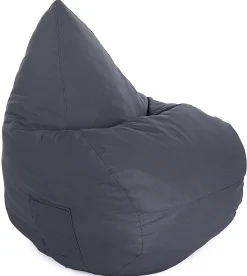 Homeville Premium oval sækkestol antracitgrå