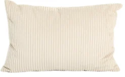 Homeville Pude fløjl beige 60x40cm