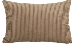 Homeville Pude fløjl gråbrun 60x40cm