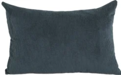 Homeville Pude fløjl mørkeblå 60x40cm
