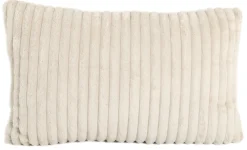 Homeville Pude imiteret pels beige 60x40cm