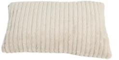 Homeville Pude imiteret pels beige 60x40cm