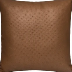 Homeville Pude læder brun 38x38cm