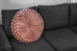 Homeville Pude rund velour rosa