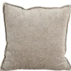 Homeville Pude velour gråbrun 50x50cm