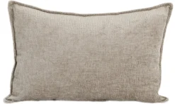 Homeville Pude velour gråbrun 60x40cm