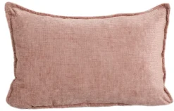 Homeville Pude velour rosa 60x40cm