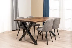 Homeville Rikke stof lysegrå