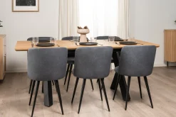 Homeville Rikke suede grå