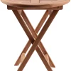 Moreland Rundt havebord teaktræ ø60cm