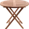 Moreland Rundt havebord teaktræ ø80cm