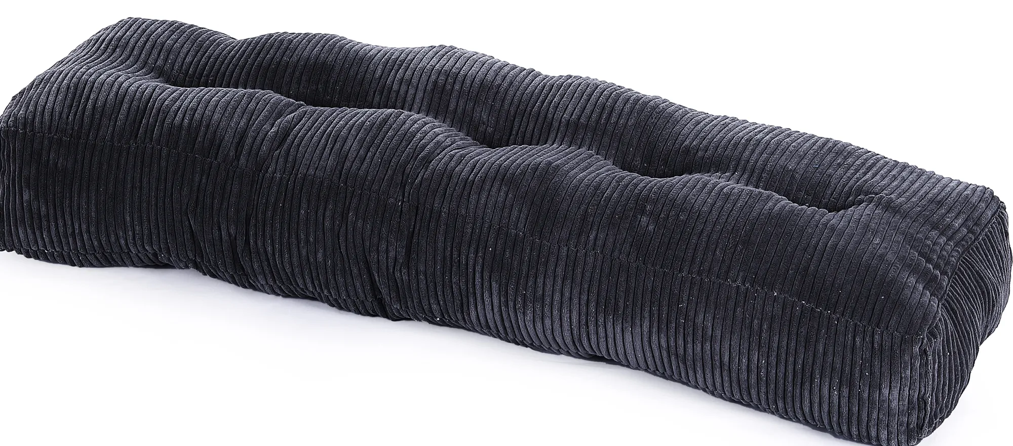 Homeville Ryghynde fløjl antracitgrå 120x40x15cm
