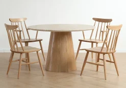 Homeville Saline 120x120x76cm marmor/natur