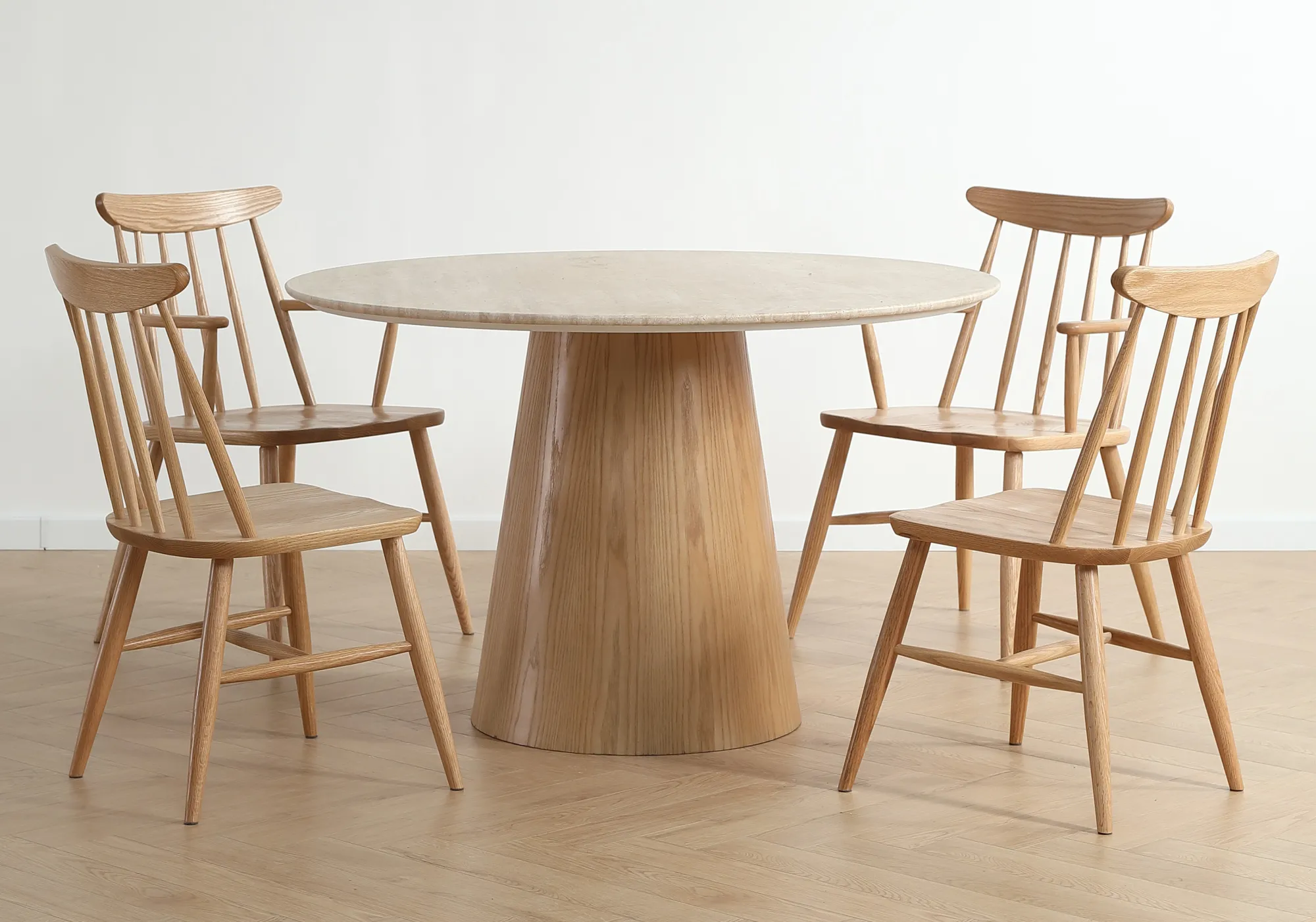Homeville Saline 120x120x76cm marmor/natur