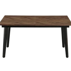 Homeville San Marino sildeben med skråben 240x90x76cm mørkebrun/sort