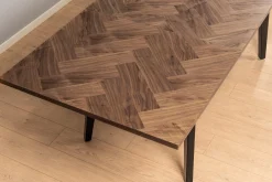Homeville San Marino sildeben med skråben 240x90x76cm mørkebrun/sort