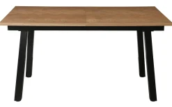 Homeville San Marino sildeben med stjernestel 240x90x76 natur/sort