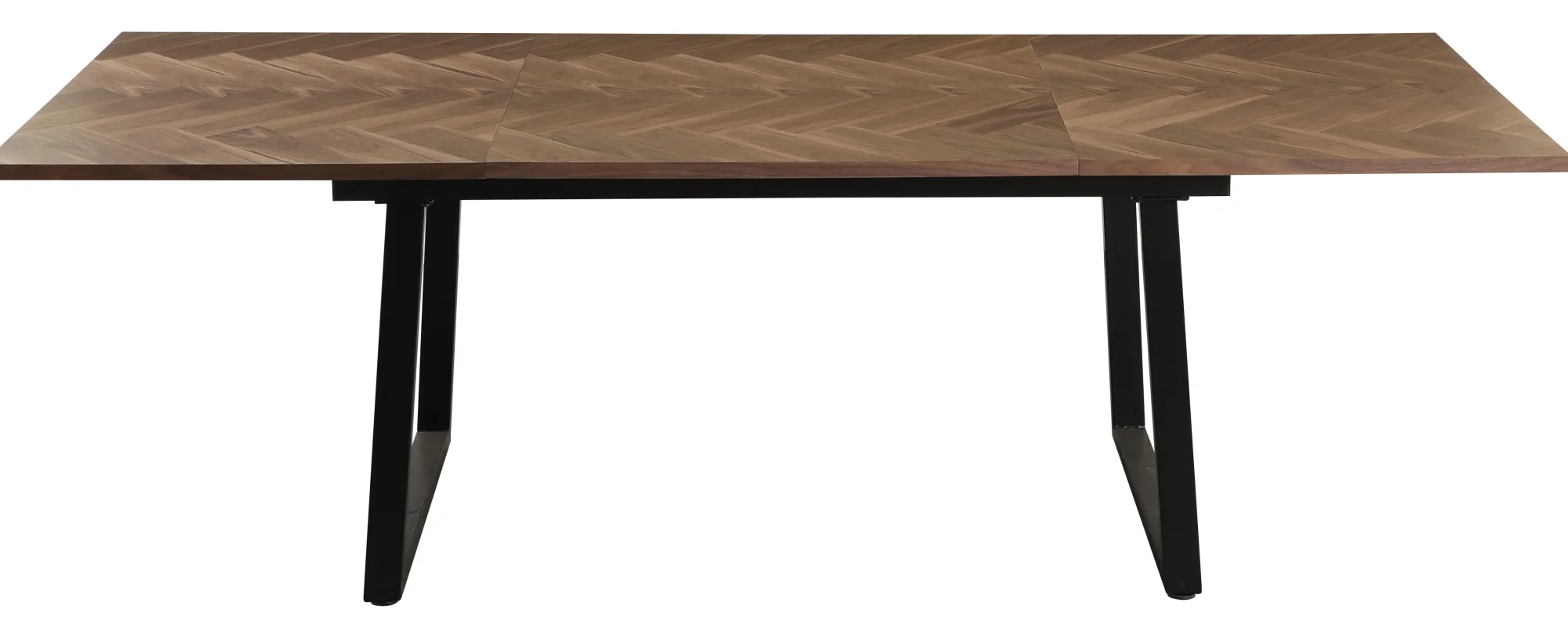 Homeville San Marino sildeben 240x90x76cm mørkebrun/sort