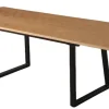 Homeville San Marino sildeben 240x90x76cm natur/sort