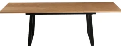 Homeville San Marino sildeben 240x90x76cm natur/sort